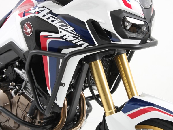 Tankbeschermer zwart voor Honda CRF 1000 Africa Twin (My.16-17) Hepco & Becker