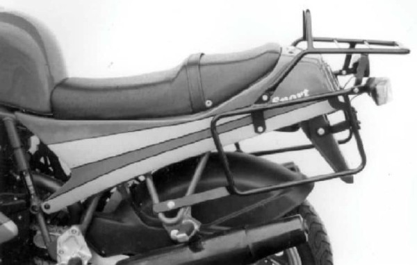 Buisvormige bagagedrager topkoffer en zijkoffer zwart voor Ducati 750 Sport (88-89)