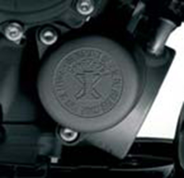 Originele Honda CB 1000 R oliefilter afdekplaat titanium look