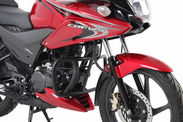 Motorbeschermer zwart voor Honda CBF 125 (09-16) Hepco & Becker