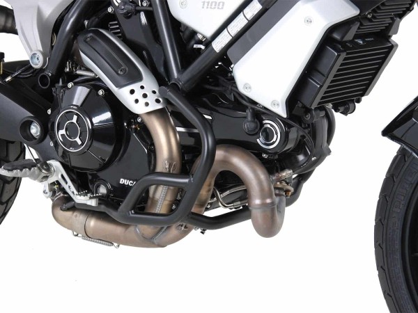 Motorbeschermer zwart voor Ducati Scrambler 1100 /Special /Sport (18-20) Hepco & Becker
