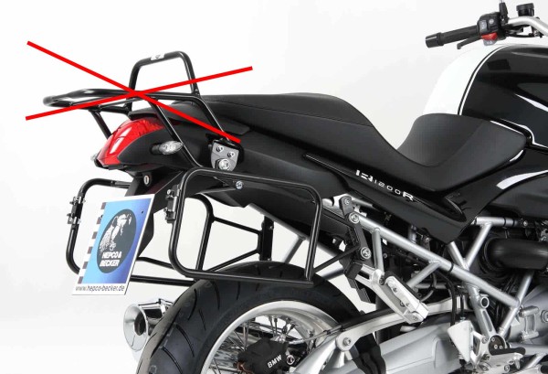 Zijkofferhouder Lock-it zwart voor BMW R 1200 R (06-10) Hepco & Becker