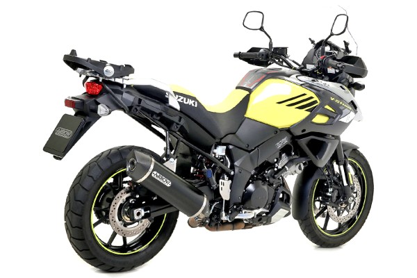ARROW Auspuff MAXI RACE TECH für Suzuki DL1000 V-Strom 2014- V-Strom 1050 2020- aus Aluminium, schwa