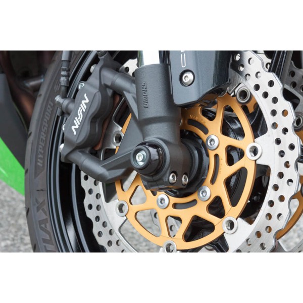 LSL Achs Balls Classic, für diverse Kawasaki, schwarz, Vorderachse