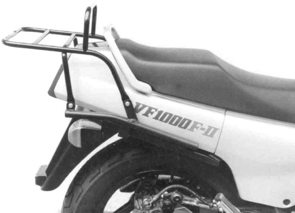Buisvormige bagagedrager topkoffer zwart voor Honda VF 1000 F (85-88) Origineel Hepco & Becker