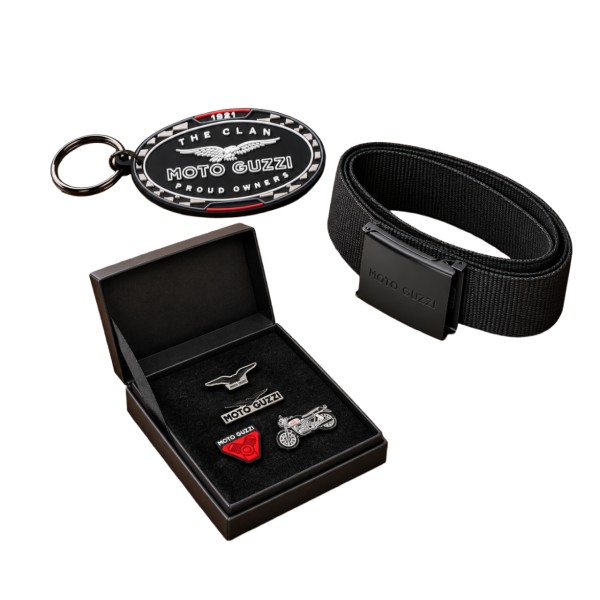 Moto Guzzi-merchandisepakket Black Edition