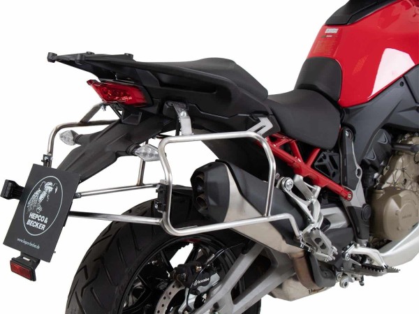 Uitsparing zijkoffer roestvrij staal voor Ducati Multistrada V4 /S /Pikes Peak /Rally /RS (25-)