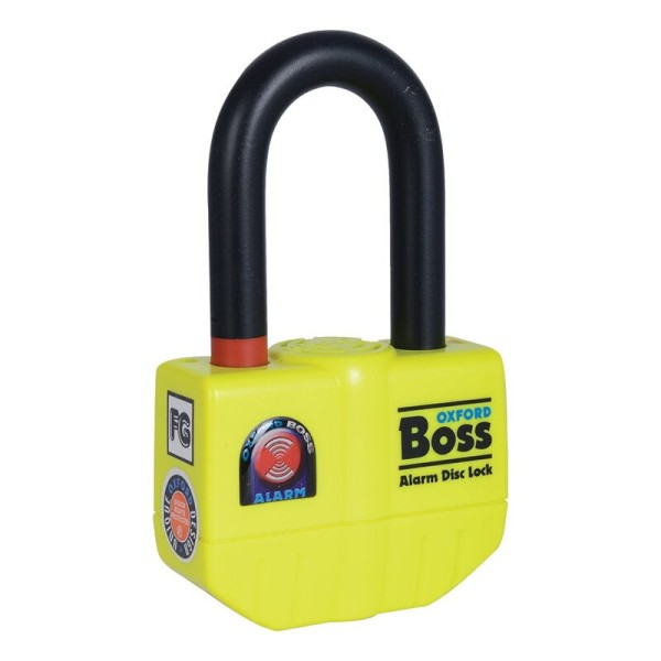 Oxford Boss Alarm 14 mm remschijfslot Incl. 12 mm x 2,0 m ketting