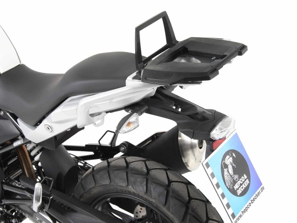 Aluminium topkofferdrager voor origineel bagagerek voor BMW G 310 GS (17-) Hepco & Becker