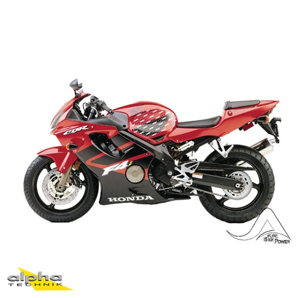 Stompgrip zwart Volcano voor Honda CBR600F (Sport) / VFR800 (02-13)