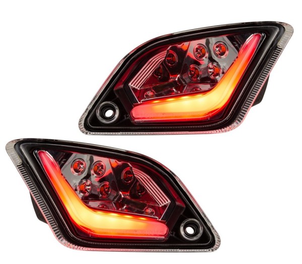 Richtingaanwijzerset achter links/rechts voor Vespa GTS/GTS Super/GTV 125-300cc ('14-), duidelijk