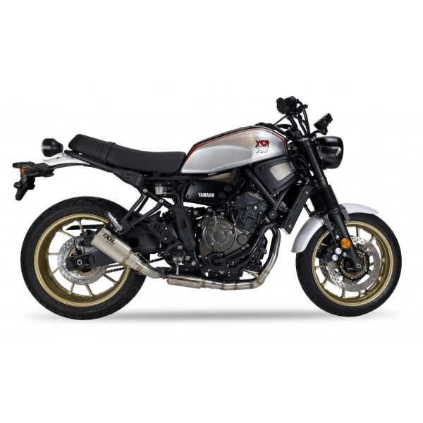 IXIL RB compleet systeem met katalysator voor Yamaha XSR 700, roestvrij staal, E-keur, Euro3+4