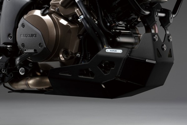 Onderrijbeveiliging zwart voor Suzuki V-Strom 1050