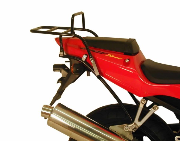 Buisvormige bagagedrager topkoffer zwart voor Honda CBR 600 F Sport (01-02) Hepco & Becker