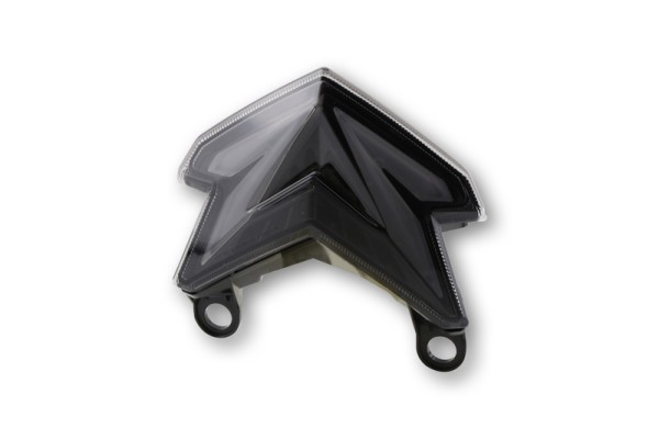 HIGHSIDER slim LED achterlicht zwart Kawasaki stijl, E-goedgekeurd (1pc)