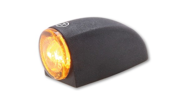 HIGHSIDER Pro Proton Drie LED-knipperlichtbehuizing zwart / lens rookgrijs (paar), voor & achter