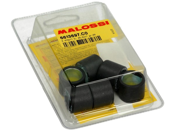 Malossi variator roller set, 21x17 mm, 9,0 g, stuk: 6