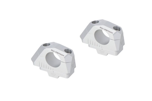 SW-Motech Variabele stuurverplaatsing, zilver voor Ø 32 mm stuur, H=30 mm voor BMW S 1000 XR - SW Motech