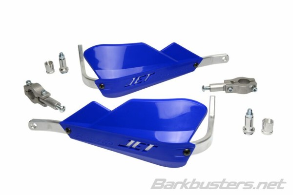 Barkbusters Jet handbeschermer tweepuntsbevestiging recht Ø22mm blauw