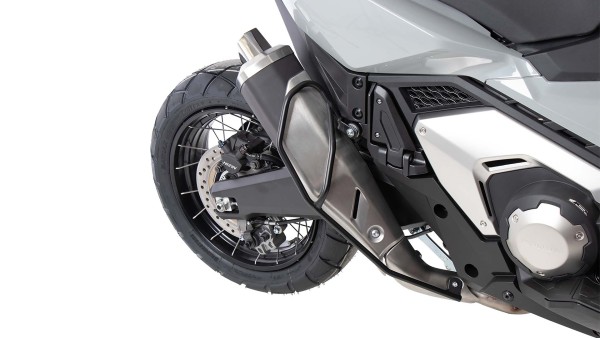 Beschermingsbeugel voor achterdemper zwart voor Honda X-ADV 750 (21-24) Hepco & Becker