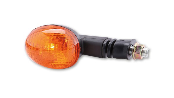 HIGHSIDER Smart Mini lamp richtingaanwijzerbehuizing zwart / lens oranje (paar), voor & achter