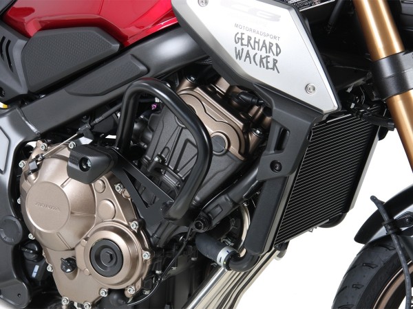 Motorbeschermer incl. beschermpad zwart voor Honda CB 650 R (19-20) Hepco & Becker
