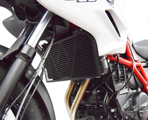 Kit: radiatorrooster en oliefilterrooster voor BMW F 700 GS (12-18), zwart