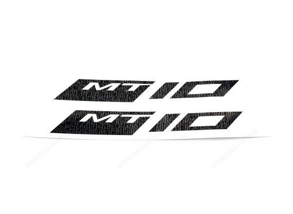 Reflecterende velgstickers zwart vooraan voor Yamaha MT-10 (22-) Origineel