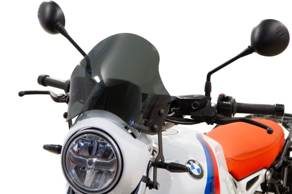 Laag windscherm voor BMW R nineT Urban G/S (21-23), zwaar getint