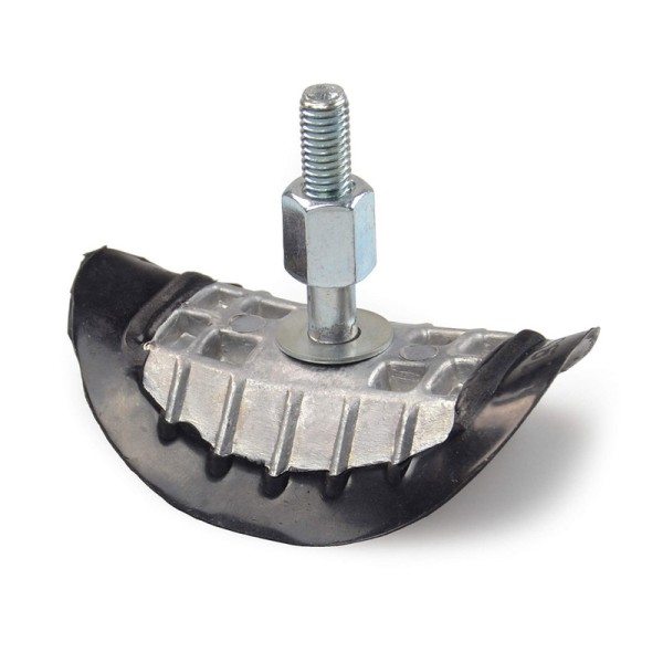 Tecnium bandenhouder aluminium met rubber bekleed achterwiel - 2.15"