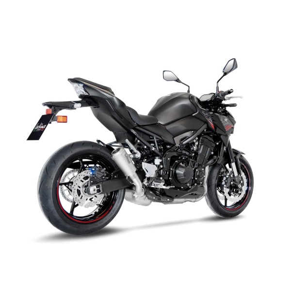 LeoVince uitlaatsysteem LV 10 voor Kawasaki Z 900, titanium zilver, slip on, Euro4+5, E-certificaat