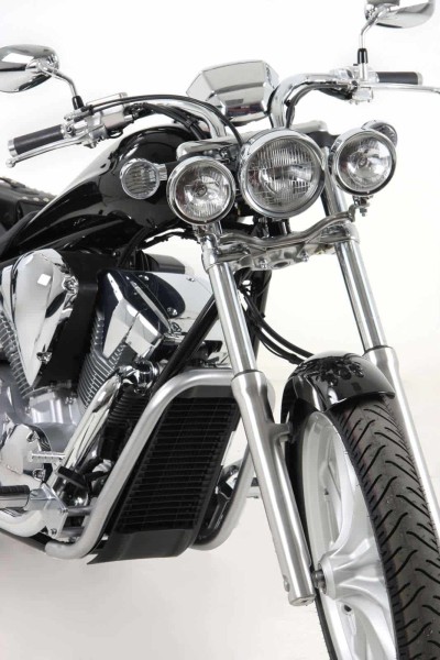 Chroom radiatorbeschermer voor Honda VT 1300 CX Fury (10-16) Hepco & Becker