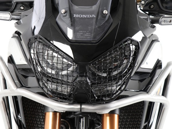 Lampbeschermer zwart voor Honda CRF 1100 Africa Twin Adventure Sports (20-23) Hepco & Becker
