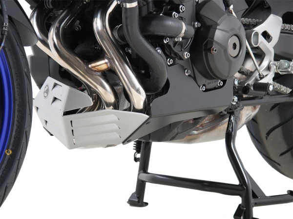 Boegspoiler zwart zilver voor Yamaha Tracer 900 / GT (Bj.18-) Hepco & Becker
