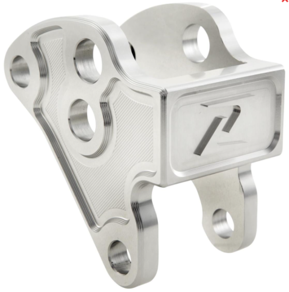 Adapter voor verlaging schokdemper, achter voor Vespa Primavera/Sprint, zilver