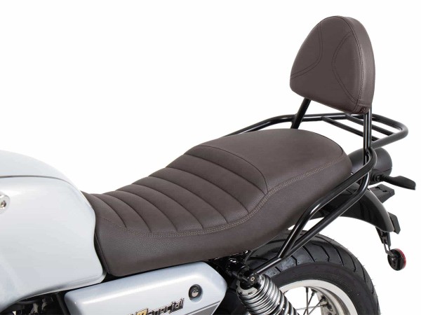 Sissybar met bagagerek bruin voor Moto Guzzi V7 850 Special/Stone/Centenario (21-24)