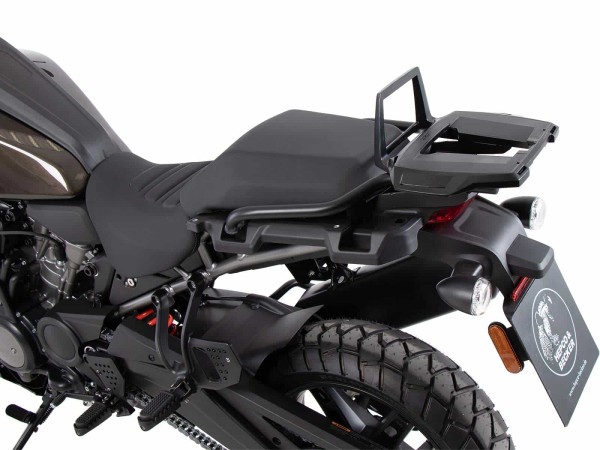 Aluminium topkofferdrager zwart voor Harley Davidson Pan America (21-) Hepco & Becker