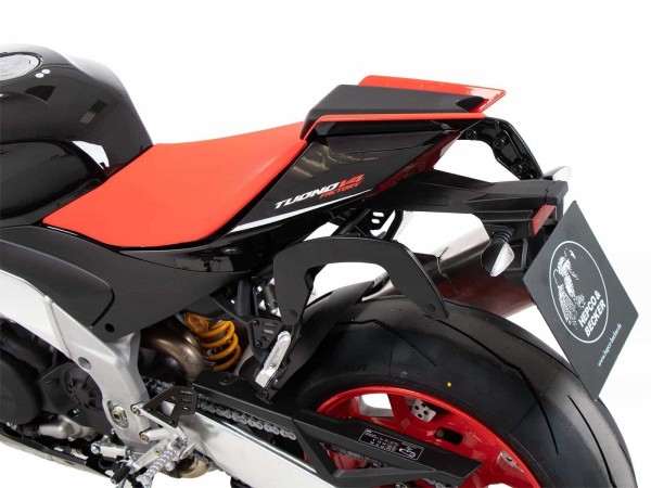 C-Bow zijdrager zwart voor Aprilia Tuono V4 Factory /RSV 4 /RSV 4 Factory (21-24) Hepco Becker