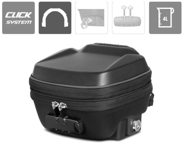 Shad tanktas 3-4 l, Click-systeem, dubbel afsluitbaar