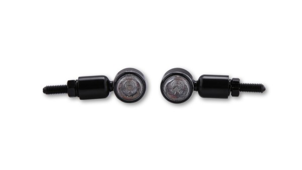 HIGHSIDER Smart MC-1 LED knipperlichtbehuizing zwart / lens helder (paar), voor & achter