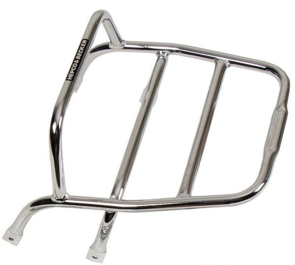 Buisvormig bagagerek topkoffer chroom voor Honda CX 500 Custom (79-84) Hepco & Becker
