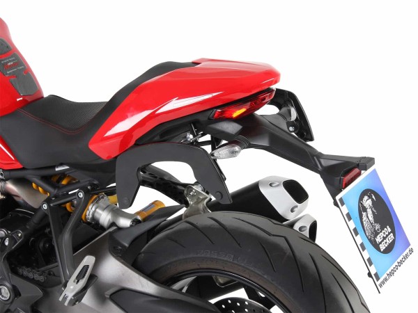 C-Bow zijdrager zwart voor Ducati Monster 1200 S (17-20) Hepco & Becker