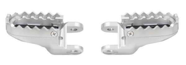 Rizoma voetsteun set zilver voor berijder voor Honda CRF1000L Africa Twin (Bj.18-) Origineel Honda