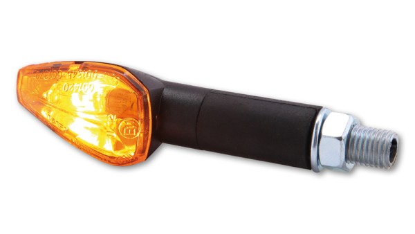 HIGHSIDER Smart Peak lamp richtingaanwijzerbehuizing zwart / lens oranje (paar), voor & achter