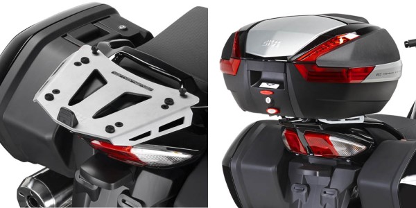 Topkofferdrager aluminium voor Yamaha FJR 1300 (Bj.06-18) Givi