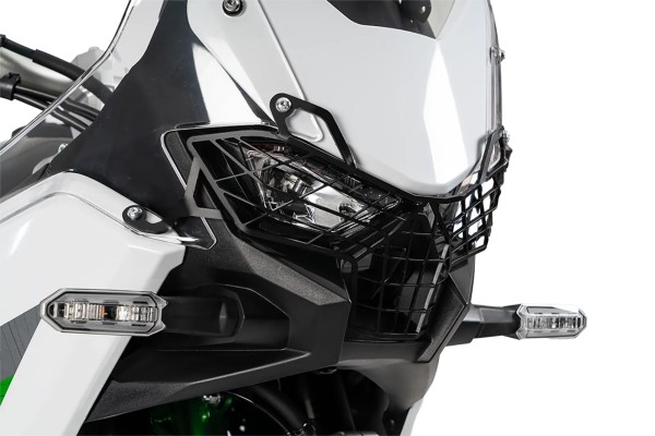 Lampbeschermer zwart voor Kawasaki KLE 500 / SE (26-) Hepco & Becker