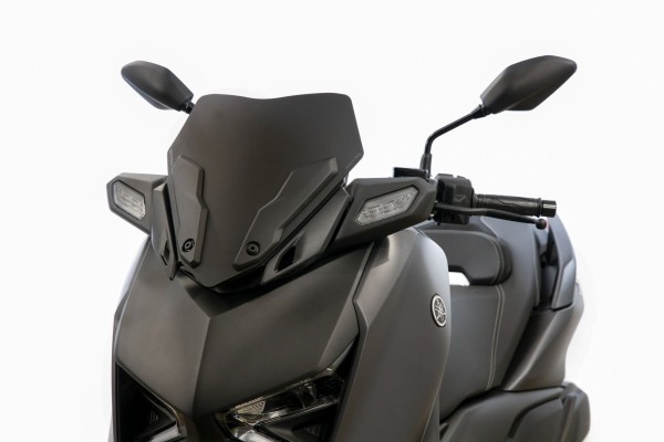 Klein windscherm mat zwart voor Yamaha X-MAX (21-)