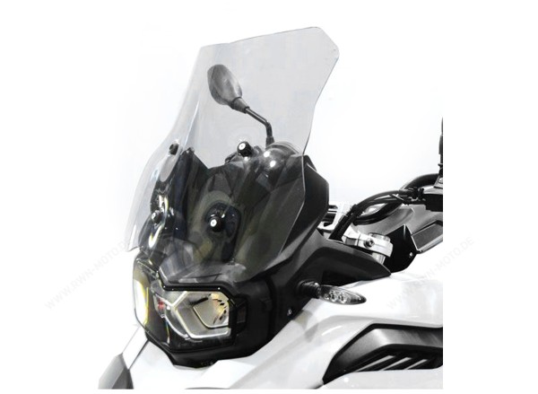 Laag windscherm op originele beugel voor BMW F 750 GS (18-22), helder