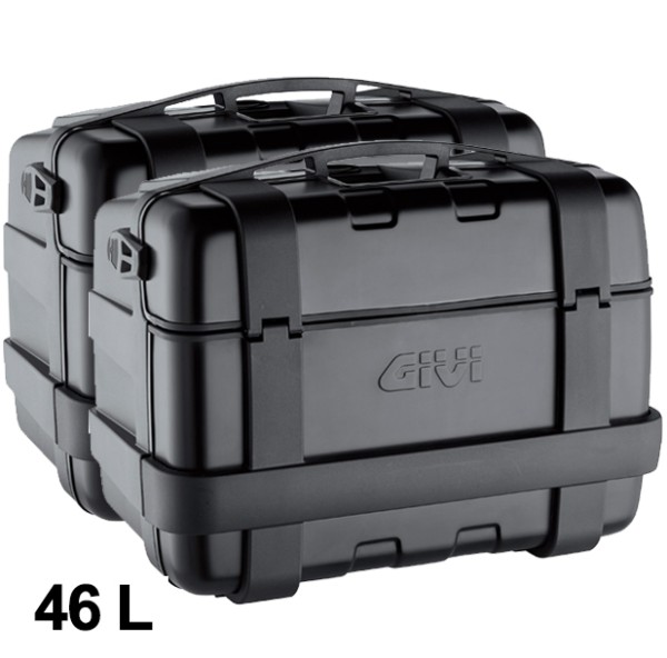 Givi kofferset Trekker 46L zwart Monokey