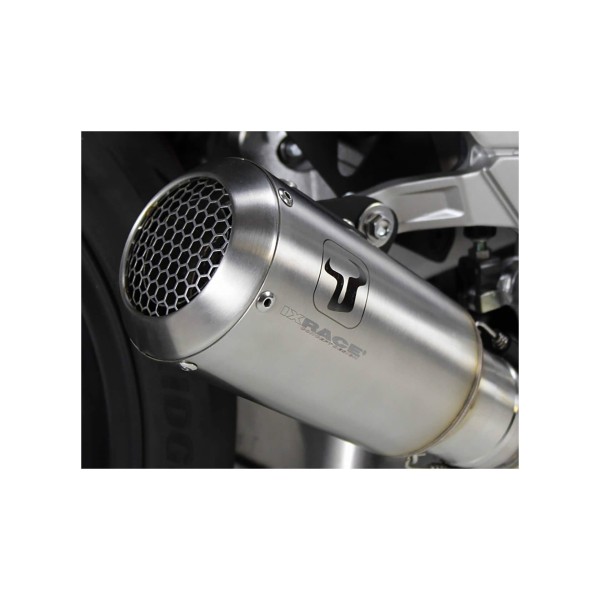 IXRACE MK2 compleet systeem voor Yamaha MT-07, roestvrij staal, E-goedgekeurd, Euro5
